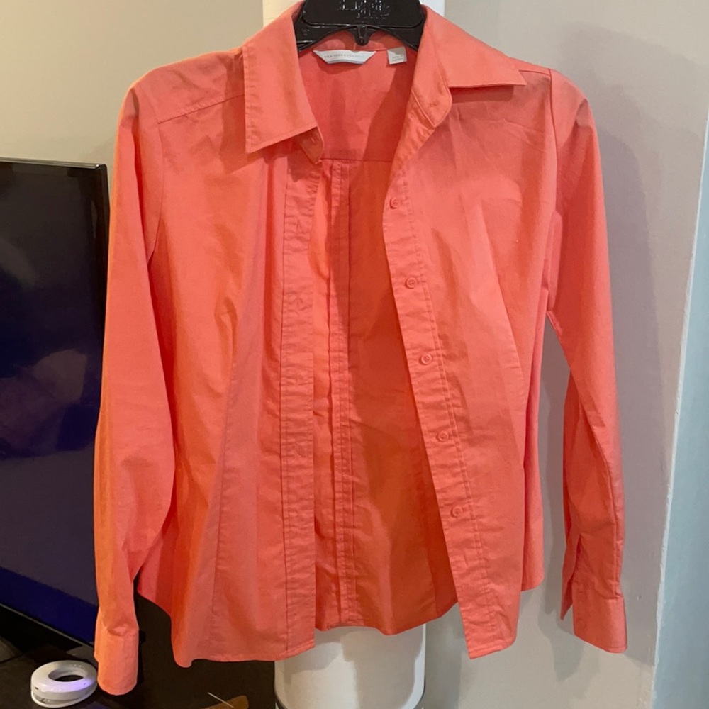 Really pretty button down work shirt -  brand new